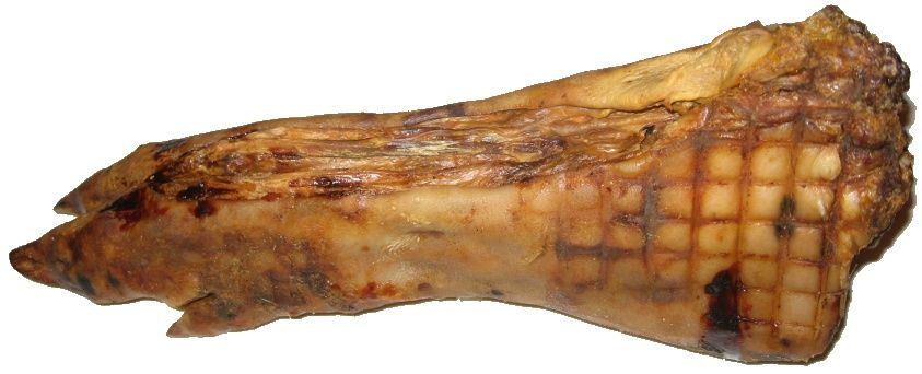 Vepřov&aacute; noha XXL neořezan&aacute;. Nebyla ořezan&aacute; na kost, je obalen&aacute; masem.