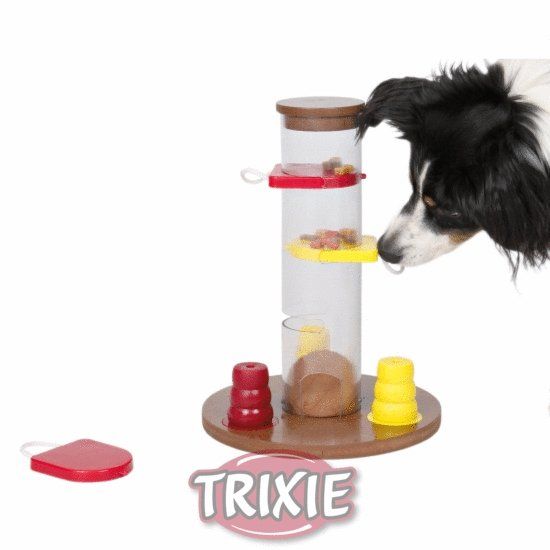 Dog Activity GAMBLE TOWER 25x33x25 cm je v&yacute;cvikov&aacute; pomůcka vhodn&aacute; pro psy v&scaron;ech plemen a věkov&yacute;ch kategori&iacute;, kter&aacute; zajist&iacute; va&scaron;emu pejskovi dlouh&eacute; hodiny z&aacute;bavy.