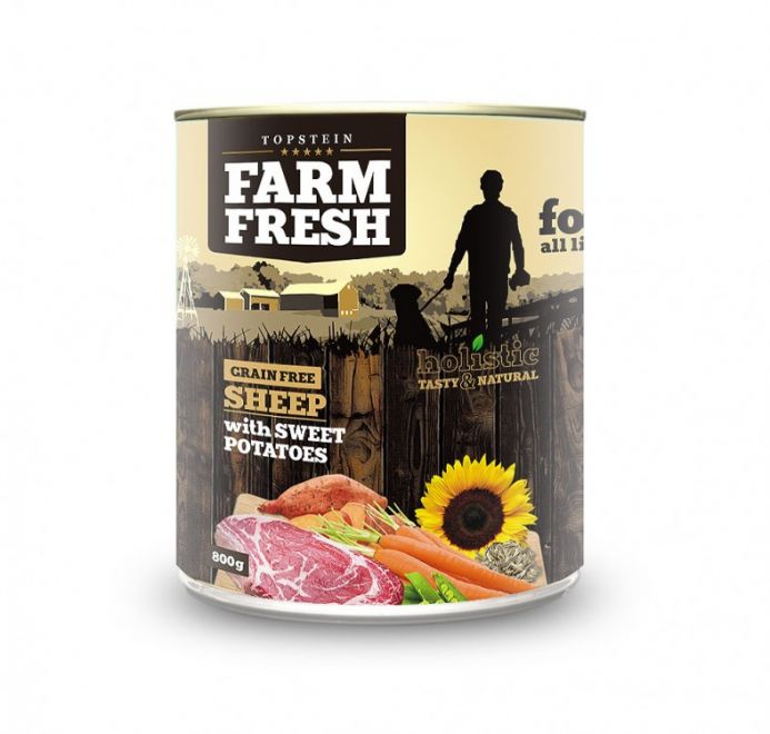 Farm Fresh - SHEEP AND SWEET POTATO 800 g - v&yacute;hodn&aacute; cena!!