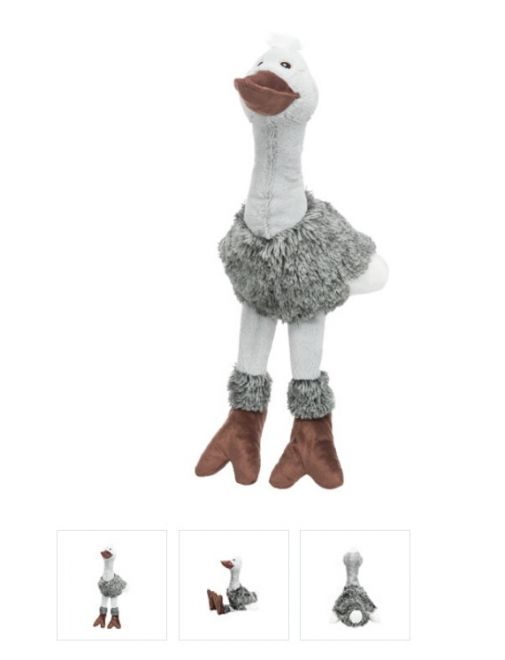 P&scaron;tros, ply&scaron;ov&aacute; hračka pro psy, se zvukem, 53 cm