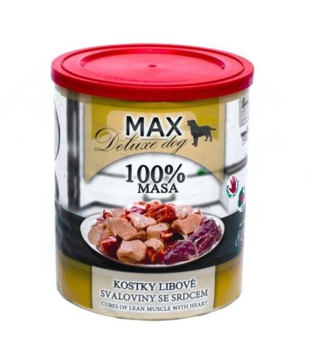 Nejlep&scaron;&iacute; v&yacute;běr kousků masa. Masov&aacute; konzerva je naplněna ze 75 % směs&iacute; hověz&iacute; a vepřov&eacute; svaloviny a 25 % srdci.