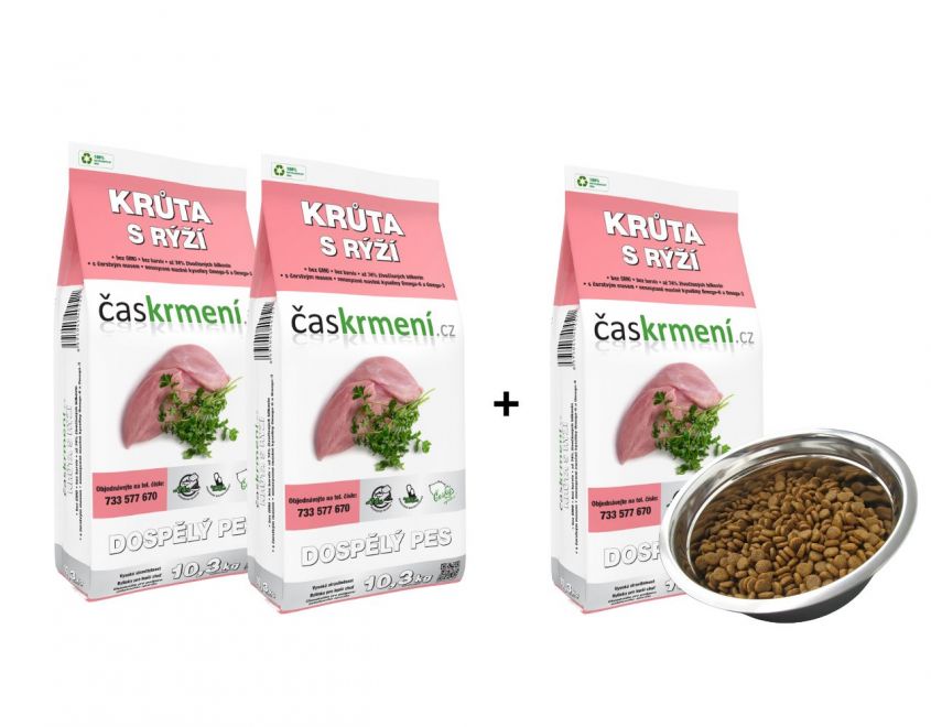 Super pr&eacute;miov&eacute; krmivo pro dospěl&eacute; psy, až 74% živoči&scaron;n&yacute;ch b&iacute;lkovin, bez GMO, s čerstv&yacute;m masem, nenasycen&eacute; mastn&eacute; kyseliny Omega-6 a Omega-3