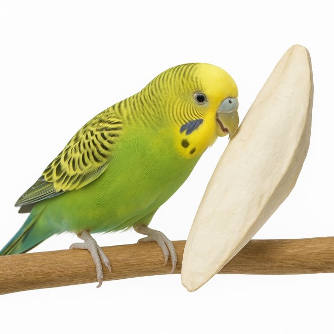 S&eacute;piov&aacute; kost &ndash; př&iacute;rodn&iacute; doplněk pro andulky, korely a papou&scaron;ky Př&iacute;rodn&iacute; p&eacute;če o zdrav&iacute; a z&aacute;bavu va&scaron;ich opeřen&yacute;ch př&aacute;tel