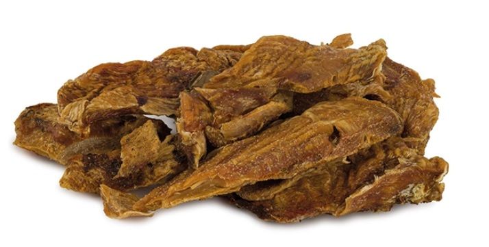 Kuřec&iacute; svalovina su&scaron;en&aacute; 150 g &ndash; zdrav&aacute; a chutn&aacute; svačinka pro psy a kočky, 100 % čerstv&