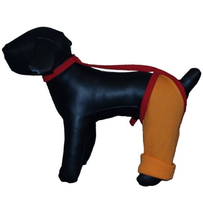 Veterin&aacute;rn&iacute; ochrana na kyčeln&iacute; kloub a stehno, velikost 6 (obvod stehna 44cm)